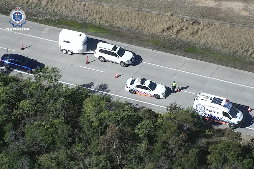 Police road block NSW