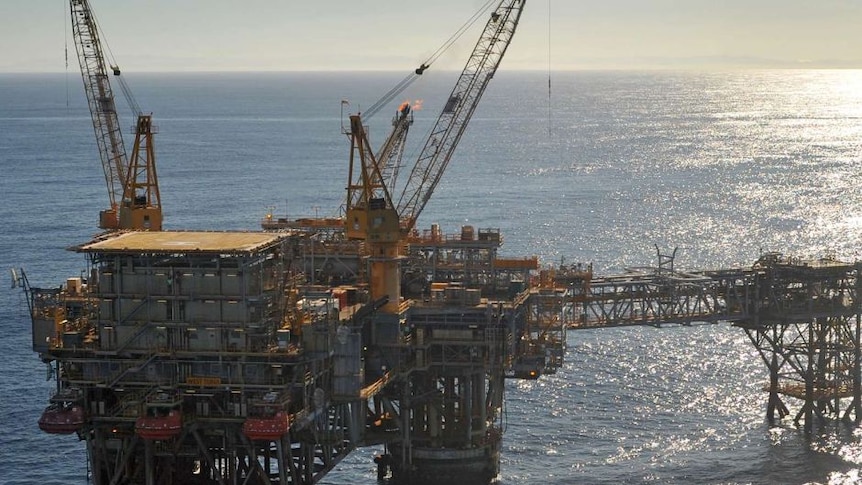 A platform in Bass Strait owned by oil and gas giant Esso