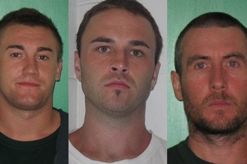 A composite image three missing inmates  Billy Sperling (left) Thomas Smith and Geoffrey Pennell (right) three missing inmates.