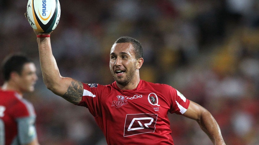 Top of the pile: Quade Cooper polled 21 votes, including six man-of-the-match awards.