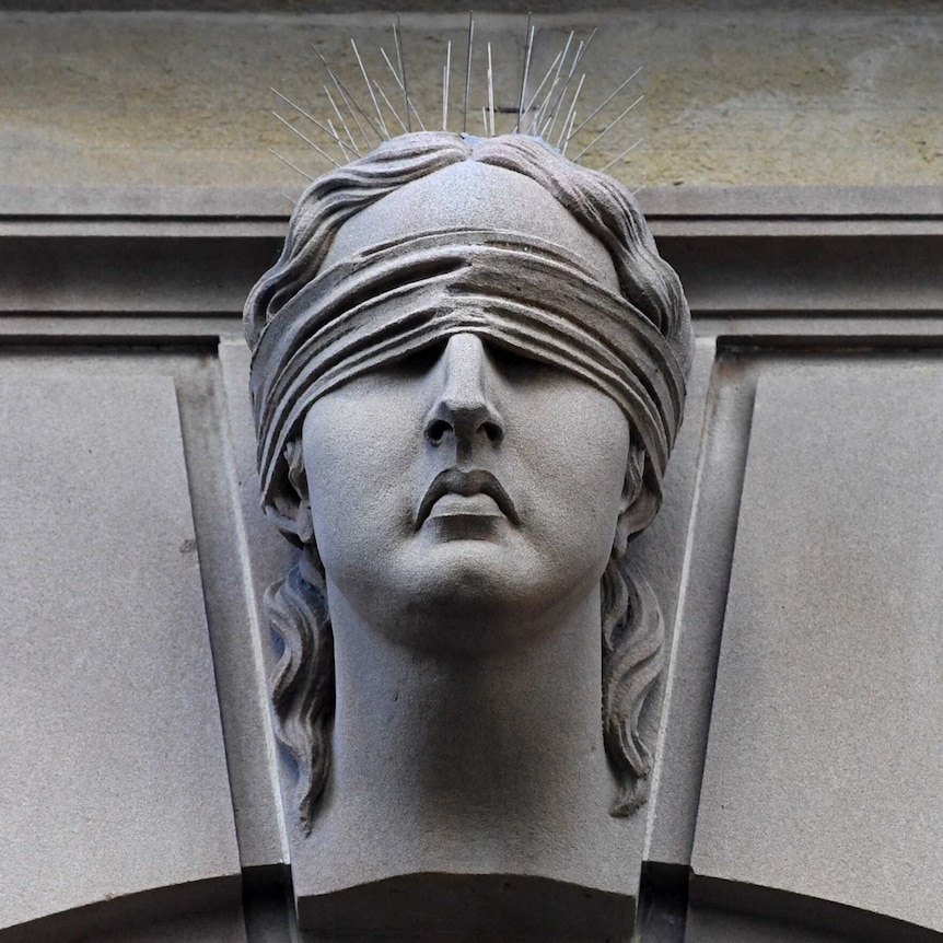 A closeup of a statue.