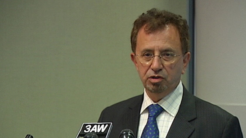 Theo Theophanous announced he was stepping aside from Cabinet on August 13.