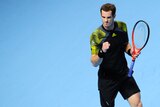 Andy Murray breezed past Jo-Wilfried Tsonga to qualify for the Tour Finals' last four.