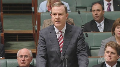 Peter Costello ... called Labor MP a drop kick. (file photo)