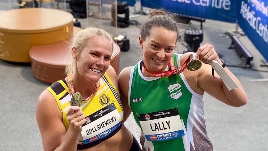 Taryn Gollshewsky remporte l’or au disque aux Championnats nationaux d’athlétisme 2022, après un retour miraculeux