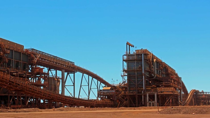 Rio Tinto's Parker Point operations in Dampier