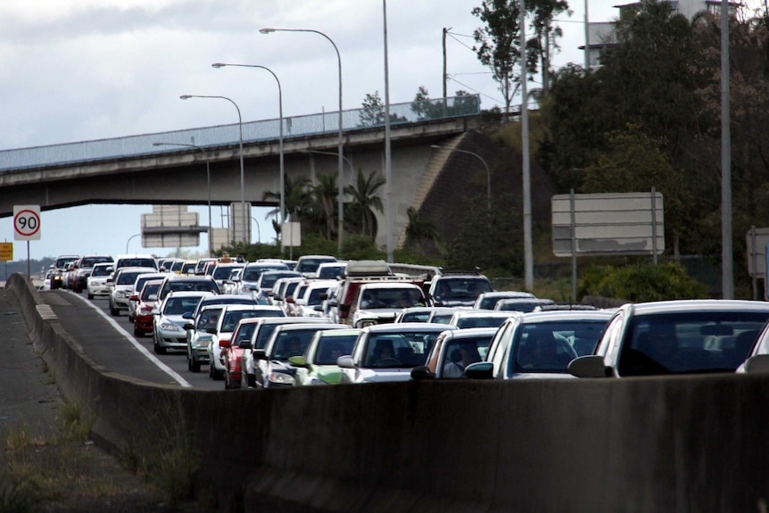 Traffic on South East Freeway