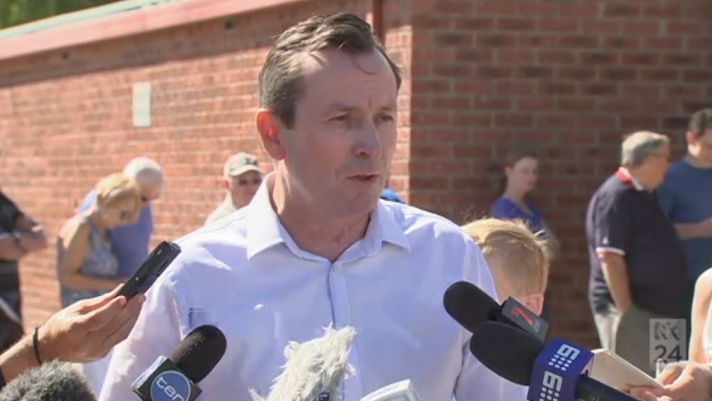 WA Labor leader Mark McGowan speaks after casting his vote - ABC News