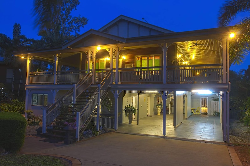 Renovated Queenslander house