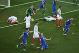 Iceland celebrates, England despairs