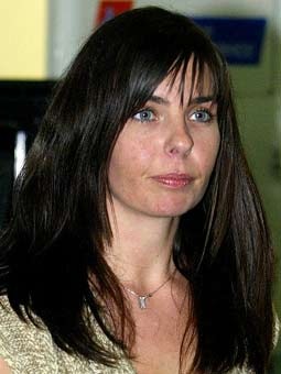 An archival image of Joanne Lees who was present at the Darwin murder trial of her boyfriend Peter Falconio in 2005.
