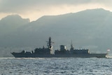 HMS Westminster docks in Gibraltar