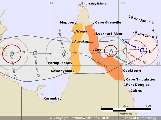 A BOM weather map