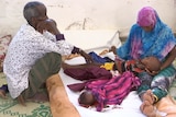Jama Abdullahi watches helplessly as his malnourished daughter Canab fights for life in a Somaliland hospital.