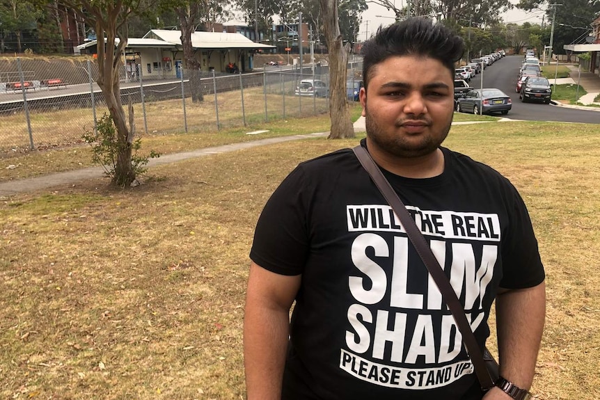 Kaashif Ahmed outside train station