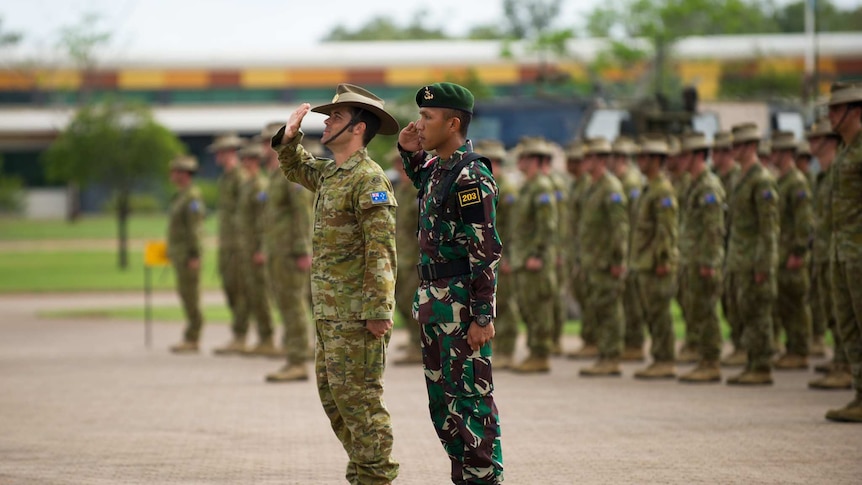 Indonesian troops train on Australian soil