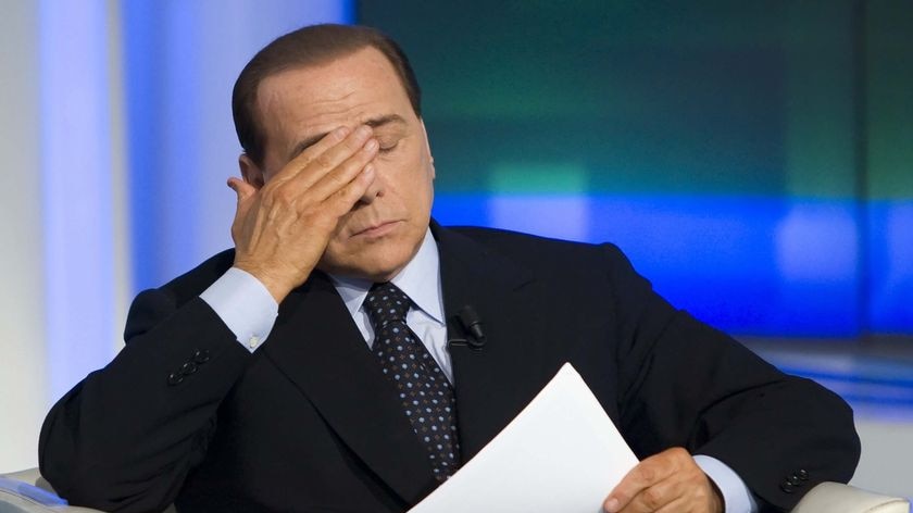 Italy's Prime Minister Silvio Berlusconi