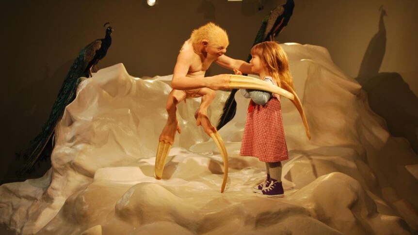 A Patricia Piccinini sculpture