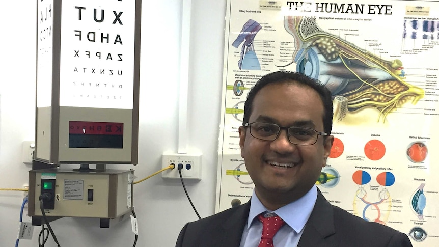 Dr Devaraj A. Supramaniam, the new full-time ophthalmologist at Rockhampton Hospital.