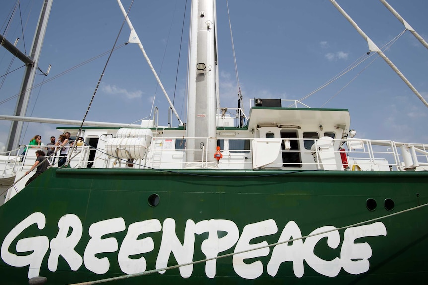 Greenpeace's ship Rainbow Warrior