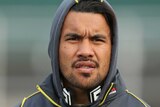 Ioane looks sullen at Wallabies training