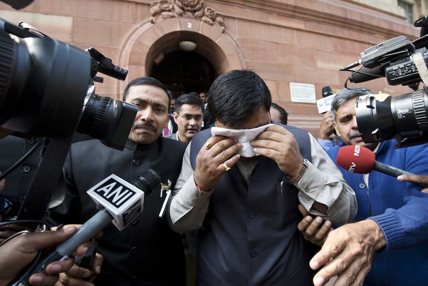 Indian MP affected by pepper spray