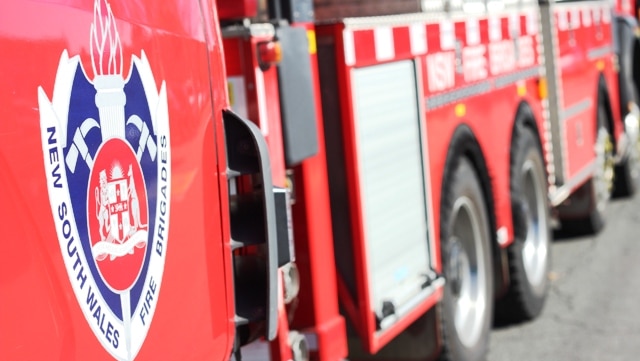 NSW Fire and Rescue generic fire trucks and logo