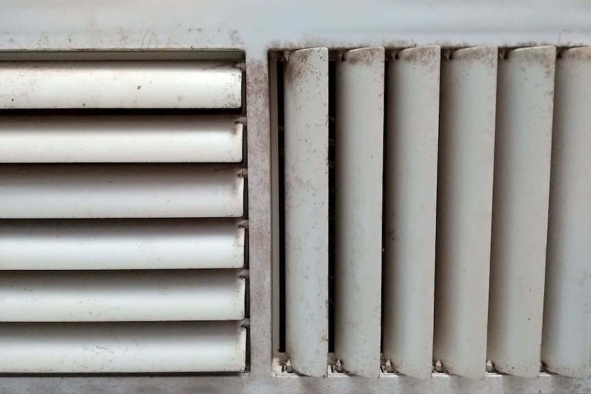 mould on an air con vent
