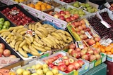 A fruit and vegetable stall