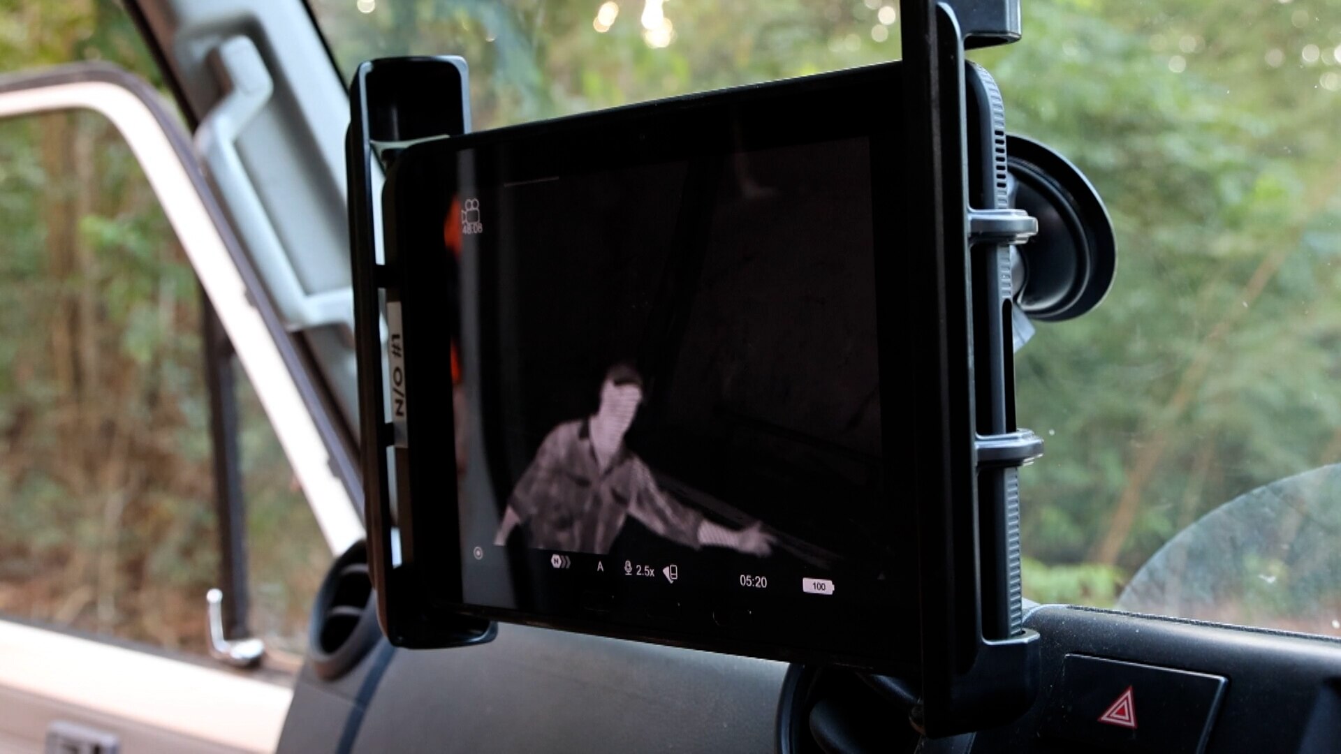 Man on infrared camera - ABC News