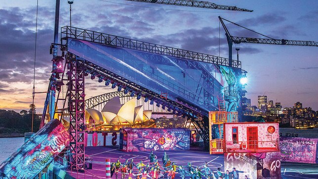 Opera Australia's production of West Side Story on Sydney Harbour