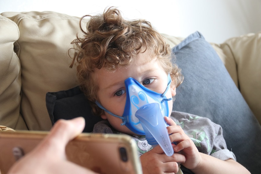 Three-year-Connor has cystic fibrosis