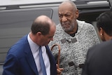 Bill Cosby arrives for his arraignment on sexual assault charges.