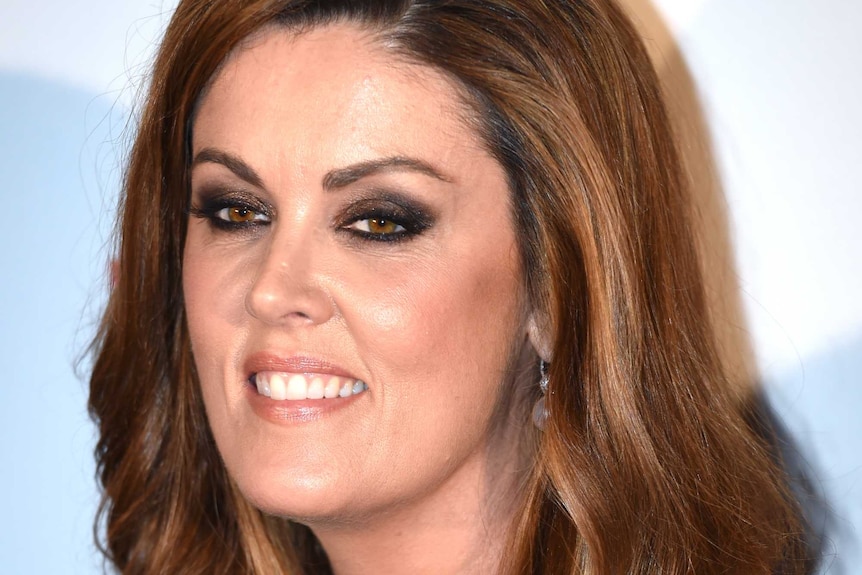 Peta Credlin poses for a photograph at the Women of the Future dinner.