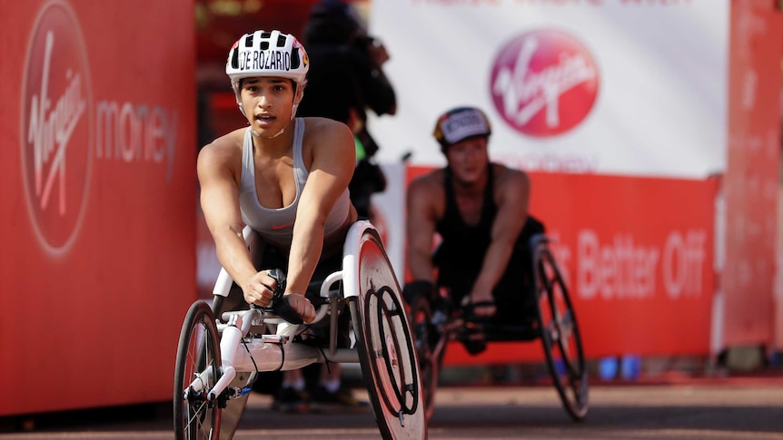 Madison de Rozario wins London Marathon wheelchair event