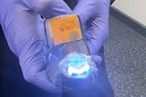 A homemade taser that was seized by police.