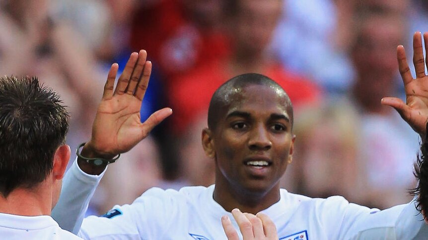 Ashley Young levelled the match for England but the hosts spurned several opportunities to pull clear.
