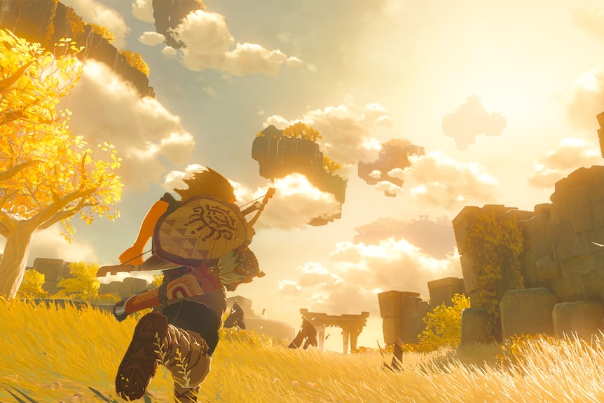 A screenshot from the upcoming Nintendo Switch game Breath of the Wild 2