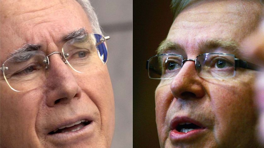 John Howard is gaining on Kevin Rudd