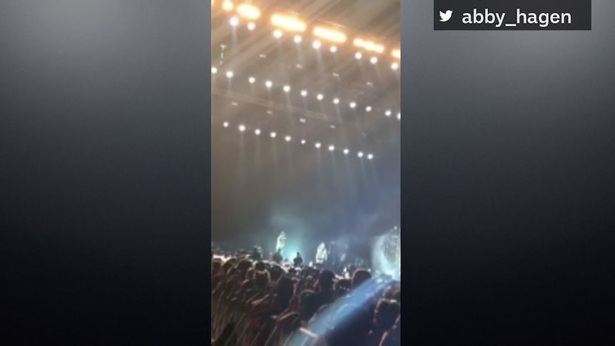 White fan invited onstage by Kendrick Lamar begs him to let her finish song despite shouting 'n*****'