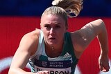 Sally Pearson races at IAAF Diamond League Birmingham meet