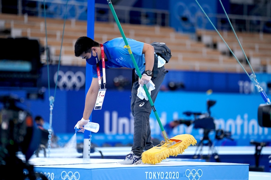 Tokyo Olympics cleaner