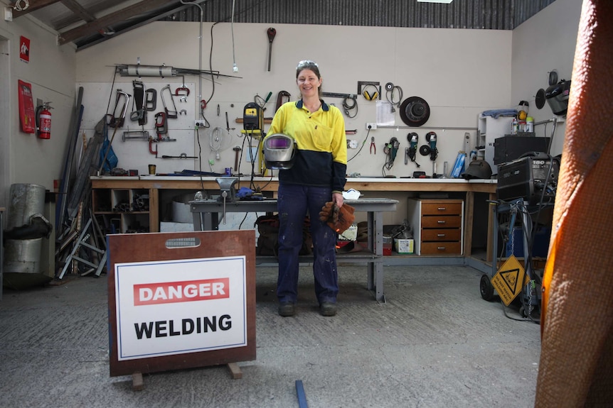Pru Petersen welding instructor