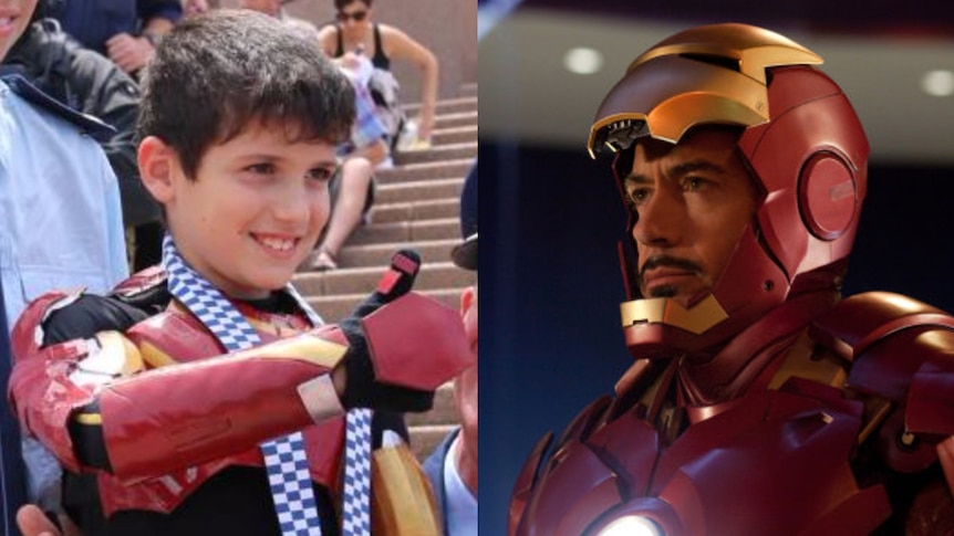 Iron Boy and Iron Man