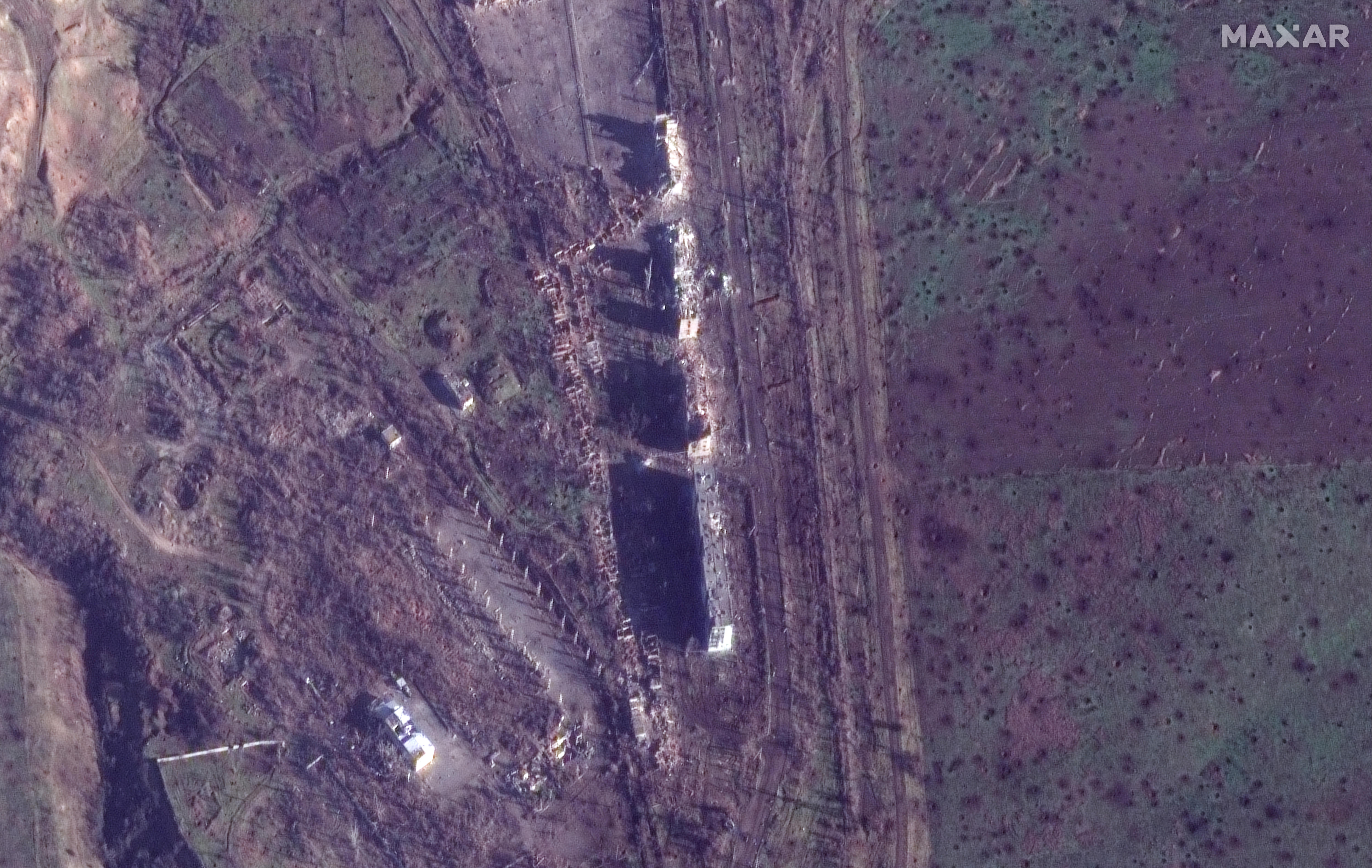 Satellite Images Show Destruction In Ukrainian City Bakhmut From ...