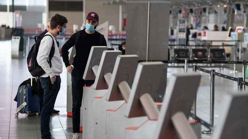 An empty airport.