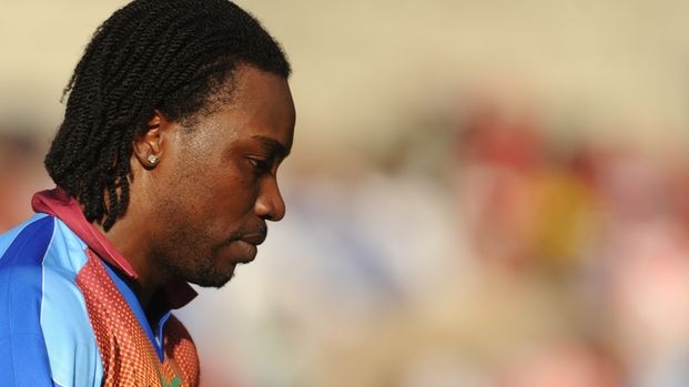 Gayle out, game over: The Windies skipper is growing frustrated at his side's inconsistency.