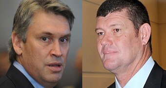 David Gyngell and James Packer composite