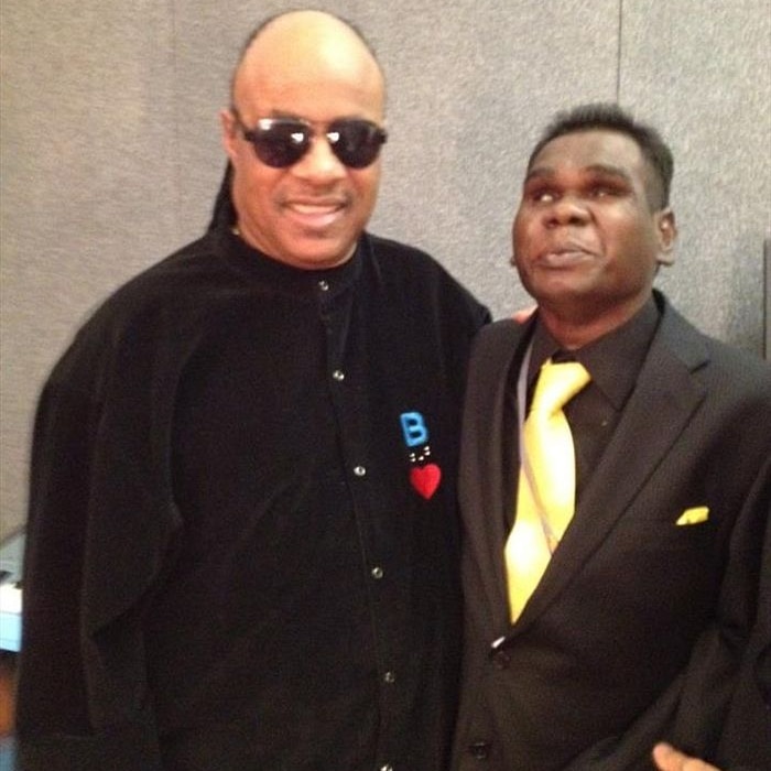 Yunupingu meets Stevie Wonder