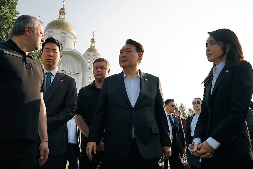 Президент Южной Кореи Юн посетил Бучу